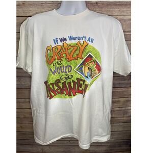 Caribbean Soul XL White Vintage 1998 Parrot Graphic Tee Made in USA